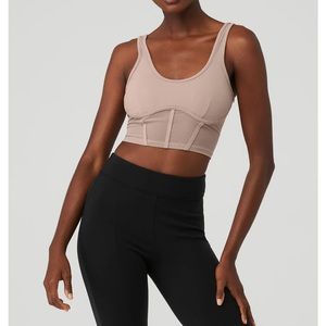 Alo Yoga Airbrush Mesh Corset Tank